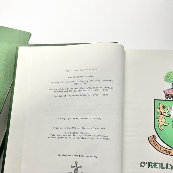 Robert Riley “Colonial Riley Families Tidewater Frontier” Vol 1&2 Genealogy - Picture 15 of 16